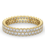 Mens 1ct G/vs Diamond 18k Gold Full Band Ring Item