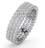 Eternity Ring Jasmine Platinum Diamond 2.00ct H/si