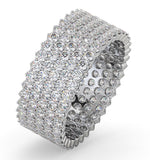 Eternity Ring Jasmine 18k White Gold Diamond 3.00ct H/si