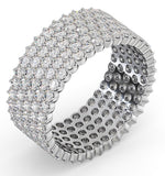 Eternity Ring Jasmine 18k White Gold Diamond 3.00ct G/vs