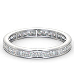 Lauren Lab Princess Diamond Eternity Ring Platinum 1.00ct G/vs