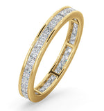 Lauren Lab Princess Diamond Eternity Ring 18k Gold 1.00ct G/vs