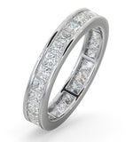 Lauren Lab Princess Diamond Eternity Ring Platinum 2.00ct G/vs