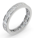 Lauren Lab Princess Diamond Eternity Ring Platinum 2.00ct G/vs