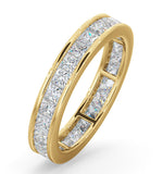 Lauren Lab Princess Diamond Eternity Ring 18k Gold 2.00ct G/vs