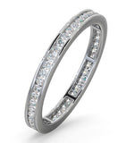 Diamond Eternity Ring Rae Channel Set 0.50ct H/si In 18k White Gold