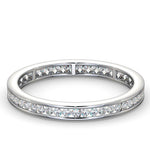 Diamond Eternity Ring Rae Channel Set 0.50ct G/vs In 18k White Gold