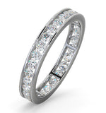 Rae Lab Diamond Eternity Ring Channel Set 1.00ct H/si In Platinum