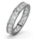 Diamond Eternity Ring Rae Channel Set 1.50ct G/vs In 18k White Gold