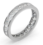 Diamond Eternity Ring Rae Channel Set 1.50ct H/si In 18k White Gold