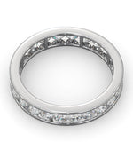 Diamond Eternity Ring Rae Channel Set 1.50ct G/vs In Platinum