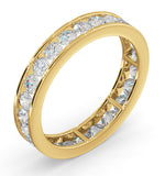 Diamond Eternity Ring Rae Channel Set 1.50ct H/si In 18k Gold