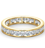 Diamond Eternity Ring Rae Channel Set 1.50ct H/si In 18k Gold