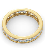 Diamond Eternity Ring Rae Channel Set 1.50ct H/si In 18k Gold