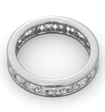 Rae Lab Diamond Eternity Ring Channel Set 2.00ct G/vs 18k White Gold