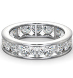 Diamond Eternity Ring Rae Channel Set 3.00ct H/si In 18k White Gold