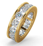 Diamond Eternity Ring Rae Channel Set 5.00ct H/si In 18k Gold
