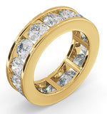 Diamond Eternity Ring Rae Channel Set 5.00ct G/vs In 18k Gold