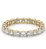 Chloe Lab Diamond Eternity Ring 18k Gold Claw Set 2.00ct H/si