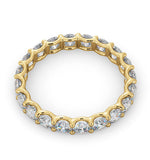 Mens 2ct G/vs Diamond 18k Gold Full Band Ring
