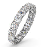 Eternity Ring Chloe 18k White Gold Diamond 3.00ct G/vs