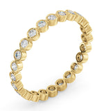 Eternity Ring Emily 18k Gold Diamond 0.50ct H/si