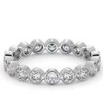 Eternity Ring Emily 18k White Gold Diamond 1.00ct G/vs