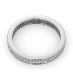 Mens 1ct G/vs Diamond Platinum Full Band Ring