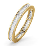 Mens 1ct H/si Diamond 18k Gold Full Band Ring
