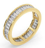 Mens 2ct H/si Diamond 18k Gold Full Band Ring
