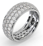 Eternity Ring Sara Platinum Diamond 3.00ct G/vs