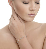 Diamond Bangle 0.45ct 9k White Gold