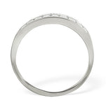 Lucy 18k White Gold Diamond Eternity Ring 0.50ct H/si