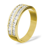 Lucy 18k Gold Diamond Eternity Ring 1.00ct H/si