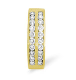 Lucy 18k Gold Diamond Eternity Ring 0.50ct H/si