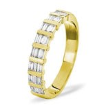 Skye 18k Gold Diamond Eternity Ring 0.50ct H/si