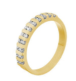 Ellie 18ky Diamond Half Eternity Ring 1.00ct H/si