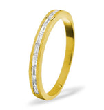 Lily 18k Gold Diamond Eternity Ring 0.50ct H/si