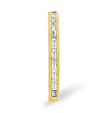 Lily 18k Gold Diamond Eternity Ring 0.50ct H/si