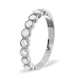Emily Platinum Diamond Eternity Ring 0.50ct G/vs
