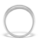 18k White Gold Princess Diamond Half Eternity Ring - N3327