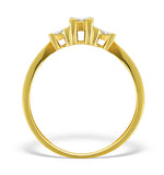 18k Gold Diamond Claw Set Cluster Ring - N3566