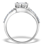 Engagement Ring Galileo 2.00ct Look Diamonds In Platinum S3473