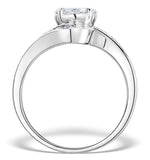 Engagement Ring Galileo 1.50ct Look Diamonds 18k White Gold N4492