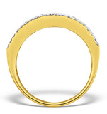 Diamond 1.00ct And 18k Gold Half Eternity Ring - N4495