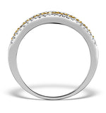 Luna 18k Gold Yellow Diamond And Diamond 0.90ct Ring