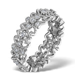 Diamond Eternity Ring - Trellis - 0.42ct Set In 18k White Gold - N4520