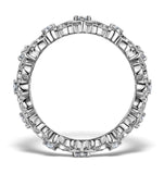 Diamond Eternity Ring - Trellis - 0.42ct Set In 18k White Gold - N4520