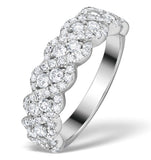Lab Diamond Weave Ring 1ct H/si In 9k Gold - N4545y