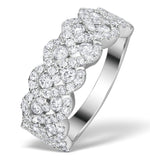 Diamond Weave Ring 1.20ct H/si In 18k Gold - N4546y